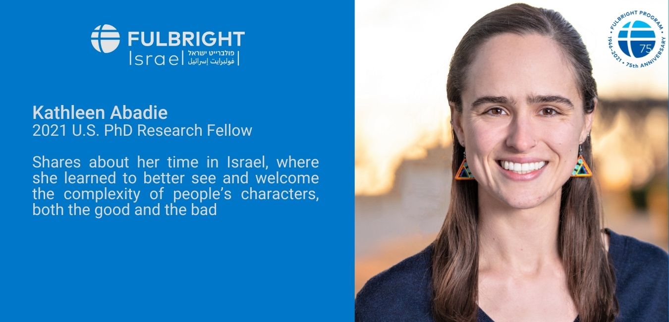 Fulbright Alumni headshot and quote graphic
