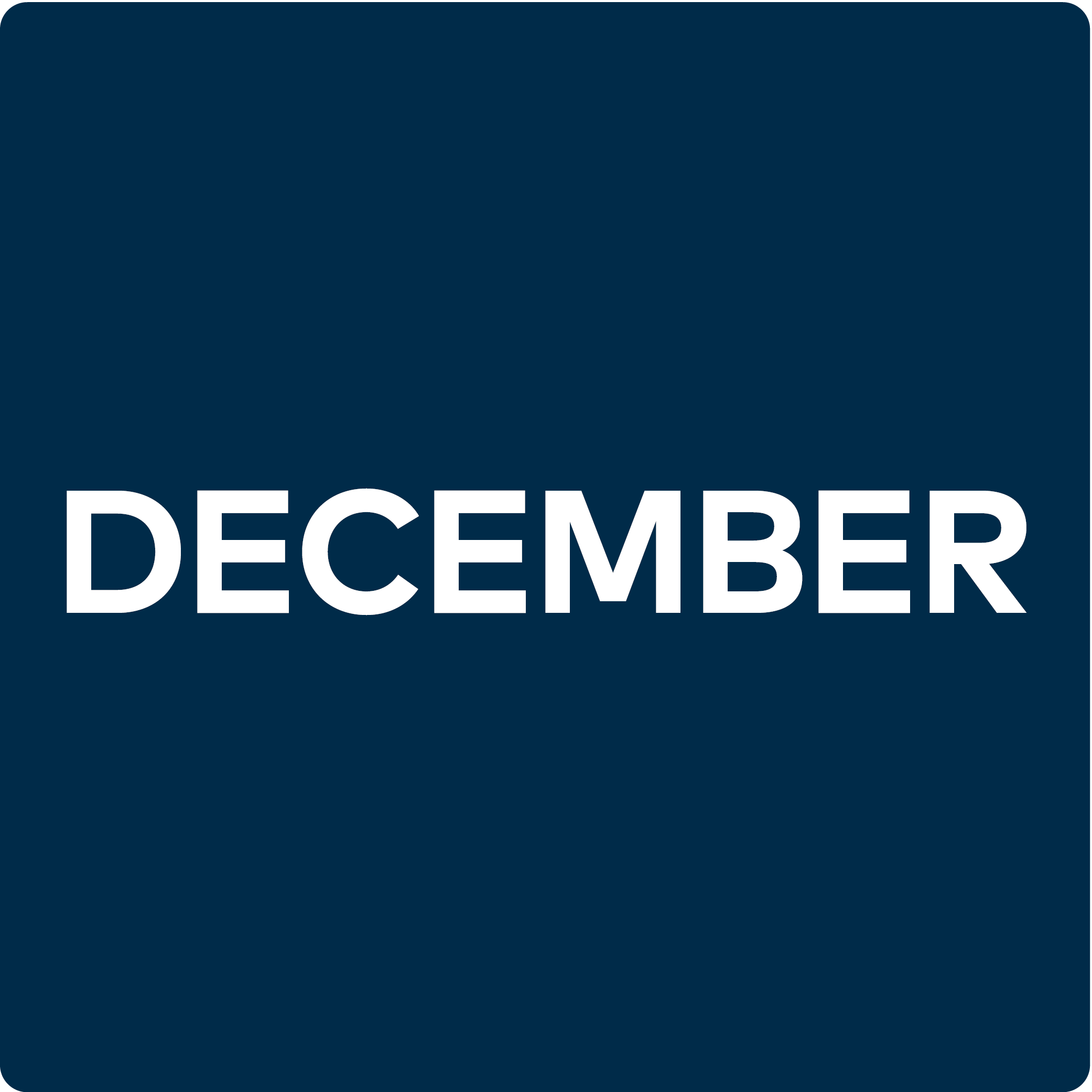 December graphic