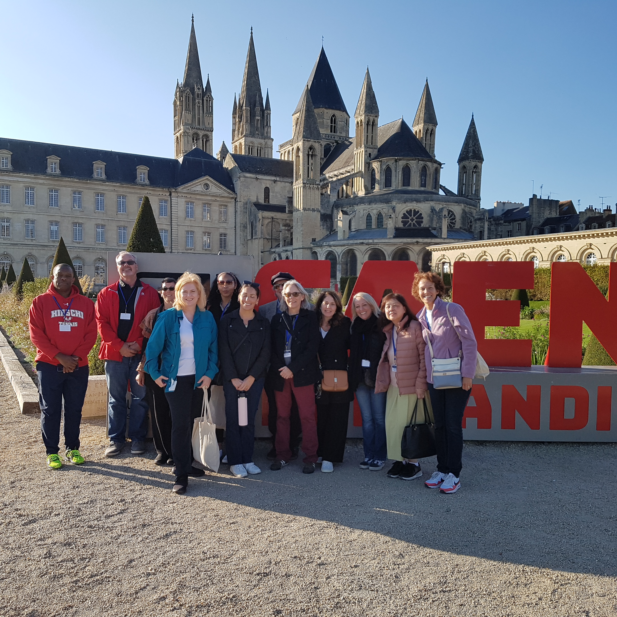 2024 Fulbright IEA cohort in Caen, Normandy